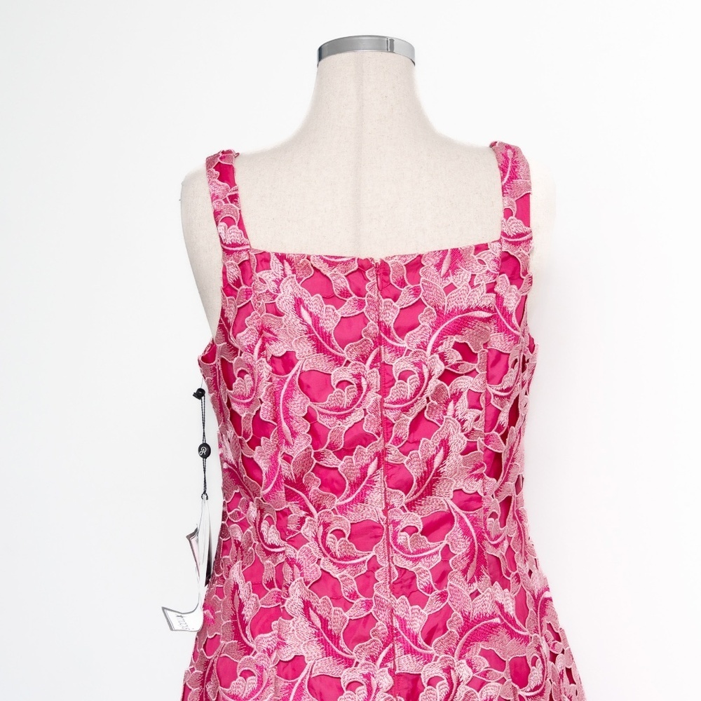 Adrianna Papell – Embroidered Fit & Flare Dress - Picture 12 of 14